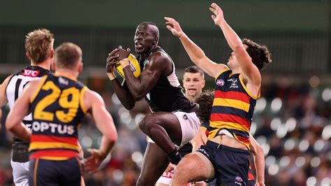 showdown results today|Port Adelaide defeats Adelaide Crows by four points .